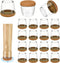 16 Pack Chair Leg Floor Protectors for Hardwood Floors, Round Rubber Furniture Sliders with Thickening Silicone Caps