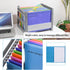 MerryNine Hanging File Folders, 15PCS Letter Size Suspension Files, Polypropylene Filing Cabinet Suspension Files with