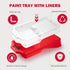 Kit-13 4-Inch 3 Mister Rui Mini Paint Roller Piece, Microfiber Paint Rollers with Ergonomic Handle, Small Roller Paint