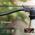 KALLSDY 1/16 Inch 3/32 Inch, 200FT 304 60 Vinyl Coated Wire Rope Overmolded to Stainless Steel Cable with Pcs Crimping