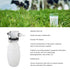 Luocute 500ml Milk Sampling Bottle, PP Material Easy Cleaning Milk Sampling Valve Bottle with Stainless Steel Clip