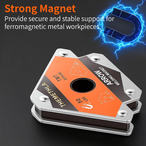 50 LBs-4 Set, Welding Magnets Pieces Magnetic Welding Holder Holding Power Welding Accessories