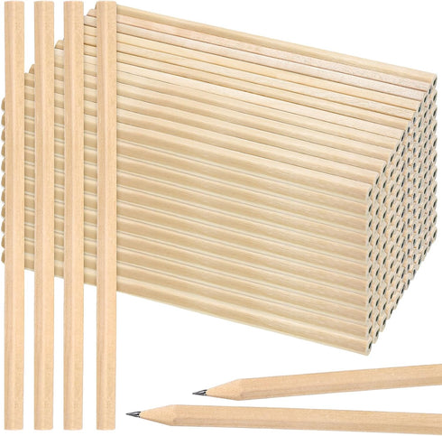 Fumete 500 Pieces Wooden Pencils Bulk, Hexagonal Grip HB Graphite Pencil Pack for Home Office Writing Supplies