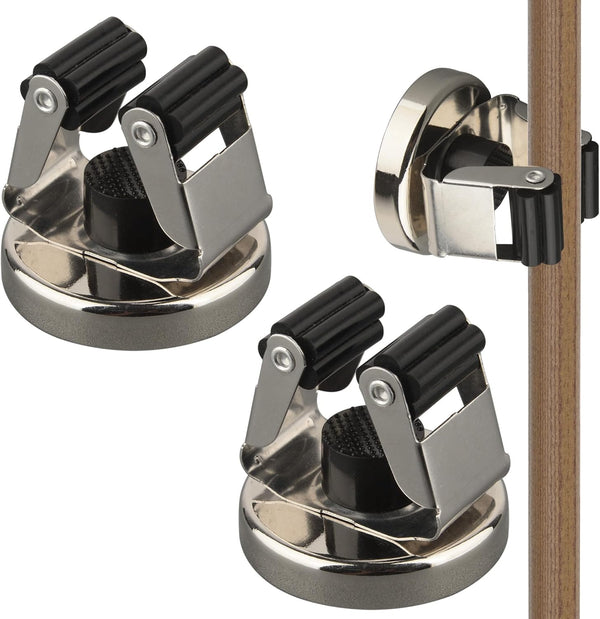 ULIBERMAGNET Magnetic Mop Broom Holder,Heavy Duty Movable Magnetic Tools Holder,2 Pack Anti-slip