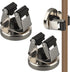 ULIBERMAGNET Magnetic Mop Broom Holder,Heavy Duty Movable Magnetic Tools Holder,2 Pack Anti-slip