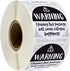 Black and White Adorable Warning Extreme Happiness Labels / 500 Cute Small Business Package Stickers / 1.5" Labels for