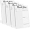 Church Notes Notebook, 5.5 x 8.5 Inch Tear Away Sermon Note Journal, Christian Sticky Note Pads, 4 Pcs
