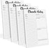 Church Notes Notebook, 5.5 x 8.5 Inch Tear Away Sermon Note Journal, Christian Sticky Note Pads, 4 Pcs