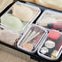 4PCS Large Clear Hard Shell Zipper Case, Makeup Organizer & Toy Storage Bag for Lego Bricks, Diaper Pouches, Cosmetic