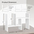 Jerry & Maggie Desktop Organizer Office Storage Rack Adjustable Wood Display Shelf Free Style Double H