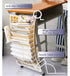 ALQFHFY Holder,11 Students Desk Hanging Organizer,Oxford Under Desk Side Mount Storage Bag with Water Bottle and Pen