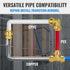SUNGATOR Push to Connect Plumbing Fittings Mix, No Lead Brass 1/2 Inch Pushfit Female Adapter (4 PCS) and Male Adapter