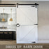 6.1 Barn Sliding Door Decorative Corner Bracket in Gate Hinge Garage Door Strap Hinges Matte Black Rustic I Bracket
