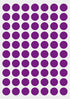 PARLAIM 1050 3/4" Round Color Coding Circle Dot Labels, 15 Sheets, 0.75 inch Purple Stickers