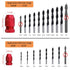 Ruitool Drill Depth Stop for Drill Bits, Adjustable Drill Stop Collar Set for Woodworking Tools, 2 Pcs