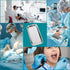 8 Pcs Surgical Tray, 8.6''x4.7''x0.8'' Metal Tray, Stainless Steel for Medical, Dental, Lab Supplies