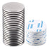 MIKEDE 20 Pack Strong Neodymium Disc Magnets, 1.26 inch D x 0.08 inch H with Double-Sided Adhesive