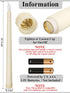 24 Decoration(Basic,11 Inch,Ivory) Treela Pcs Flameless Taper Candles Battery Operated Bulk Fake Candles Light LED