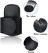 Handmade Artificial Leather Stethoscope Holder with Clip to Protect from Neck Carrying or Loss (Black, 1 Piece)