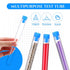 Hoteam 100 Pcs Clear Test Tubes with Lids, Plastic Vials for Scientific Experiments, Party Supplies, Candy Storage