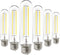 Sunco Lighting 6 Pack 5W=40W Dusk to Dawn Outdoor T10 Light Bulbs, 2700K Soft White, E26 Base, 450 Lumens