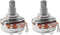 Musiclily Metric Full Size 500K Pots Split Knurled Long 18mm Shaft Linear Taper Guitar Potentiometers (Pack of 2)