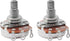 Musiclily Metric Full Size 500K Pots Split Knurled Long 18mm Shaft Linear Taper Guitar Potentiometers (Pack of 2)