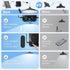 2000LM 4 Solar Shed Light Indoor Outdoor, Motion Sensor Pendant Light, Daytime Available Solar Indoor Lights