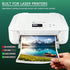 8.5x11 In,200 200GSM/52LB Laser Photo Paper Sheets Semi Gloss Double Sided High-Heat Resistant Smudge Proof