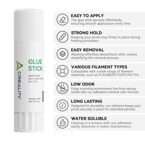 3D 3D Pack 250 Creality Printer Glue Stick +Thermal Paste + Lubricant Printing with Warping Reducing Glue Stick & High