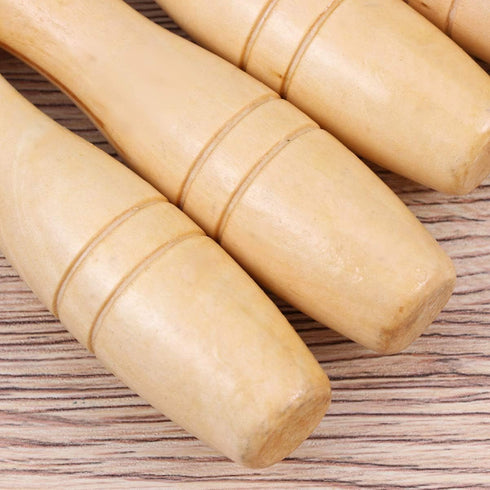 Yardwe 10PCS Wooden File Handle with Strong Metal Collars for File Cutting Tool Craft, 4 Inch