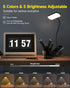 CUHIOY Desk Lamp, USB-C Battery-Operated Clip on Reading Light, 38 LEDs with 5 Colors and 5 Brightness Levels, Flexible