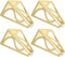 NUOBESTY 4pcs Metal Furniture Legs for Cabinet and Sofa, Screw-in Gold Cabinet