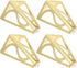 NUOBESTY 4pcs Metal Furniture Legs for Cabinet and Sofa, Screw-in Gold Cabinet