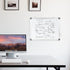 LUCYCAZ Weekly Dry Erase Board, 16" x 12", Magnetic Double-Sided To Do List Whiteboard for School, Home, Office