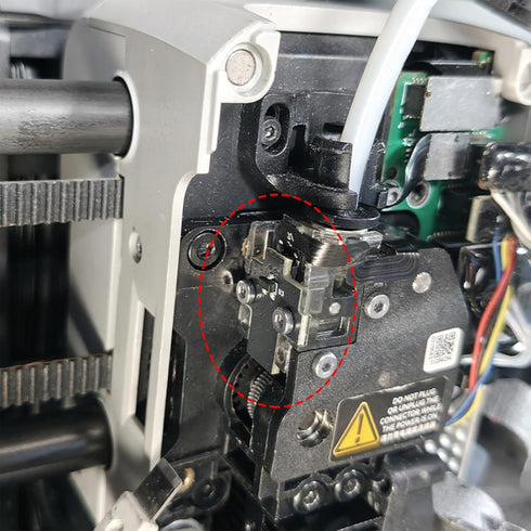 3D P1P P1S Printer Accessories Hall Switch Board: Filament Sensor Replacement with Ribbon FPC Cable for Detecting
