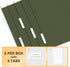SUNEE Hanging File Folders, 6 Pack, Letter Size with 1/5-Cut Tabs, Ideal for Home and Office Organization