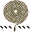 Pull Chain Extension for Ceiling Fans and Light Fixture, 59-inch Long with 6 Matching Connectors (Bronze)