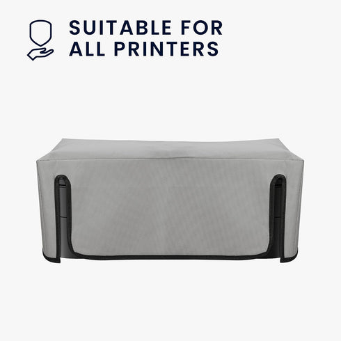 TS3550i TS3551i kwmobile Dust Cover Compatible with Canon PIXMA / - Printer Case - Fabric Protector Cover - Light Grey
