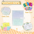 Jactales 3x5 50 200 Index Card Holder Organizer - Clear Card Binder for Flash Card, Note Card Storage, Sheets Plastic