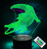 Jinnwell 3D 16 Crocodile Night Light Lamp Illusion Night Light Color Changing Table Desk Decoration Lamps Gift Acrylic