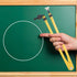 Teaching Compass Plastic Whiteboard Compass Drawing Math Geometry Tool Large Circle on Teacher Aids for Drafting Woodworking Demonstration Compass by STOBOK