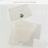 Papierville 24 Pack 4x6, Thank You Cards with Envelopes & Stickers Ivory Gold Foil Flat Notecards Thick Matte Paper