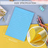 Lined Sticky Notes, 4x6, 8 Pads, Large Sticky Notes with Lines, 8 Bright Colours, Perfect for Office Home School Desk