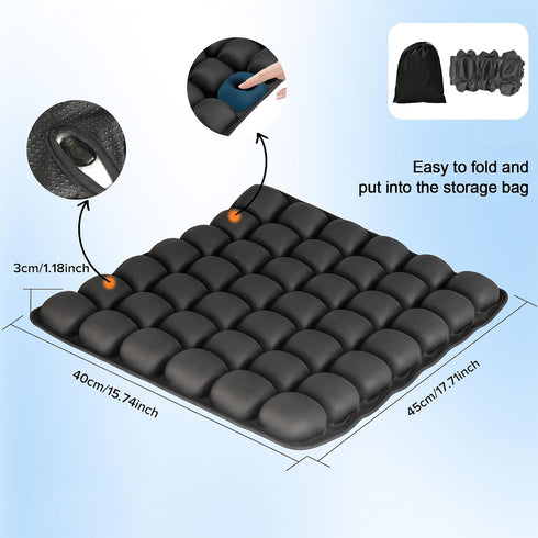 Cushion-1 Sondour Travel Seat Cushion, Airplane Cushion Long Flight, Airplane Gadgets Inflatable Seat Cushions