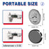 Small Magnets with Adhesive Backing 50Pcs, Round Disc Ceramic Magnets for Crafts, Premium Flat Circle Refrigerator Magnets for Whiteboard, Ferrite Magnets for DIY, Hobbies, Science-0.71x0.12inch