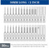 30 Piece Hex Head Allen Wrench Drill Bit Set, 1/4 Inch Hex Shank, Metric and SAE S2 Steel, Magnetic Tips