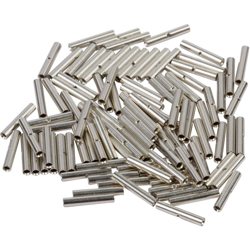 Morris Products 12104 Non-Insulated Butt Splice Connectors 22-16, 100-Pack