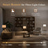 ERLUQYU Bulb, 10000mAh Cordless Table Lamp for Living Room, Gold Glam Table Lamp with Tapered Fabric Shade, Classic