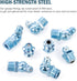 ZELCAN 150pc Metric Grease Fittings Kit, Hydraulic Grease Zerk Assortment for Replacing Missing Fittings